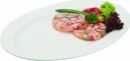 Porzellan Braten- /Aufschnittplatte oval
