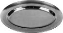 Bratenplatte oval Chrom-Nickel-Stahl