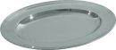 Bratenplatte oval Chrom-Nickel-Stahl
